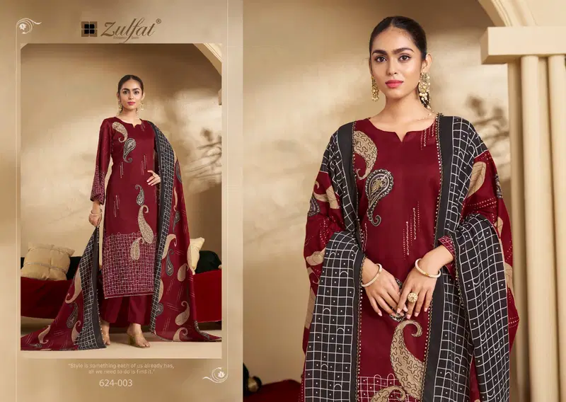 Sangini Vol 5 By Zulfat Printed Jam Cotton Dress Material Wholesalers In Delhi